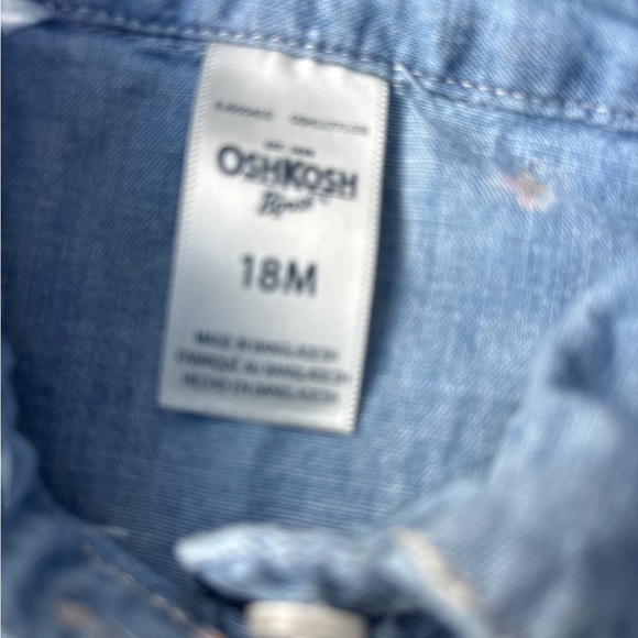 OshKosh B'gosh Blue Floral Blouse - Picture 3 of 3
